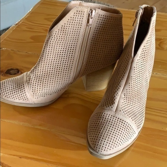 Ankle Boots Mauve Toned Ankle Boots size 8.5 - Picture 5 of 14